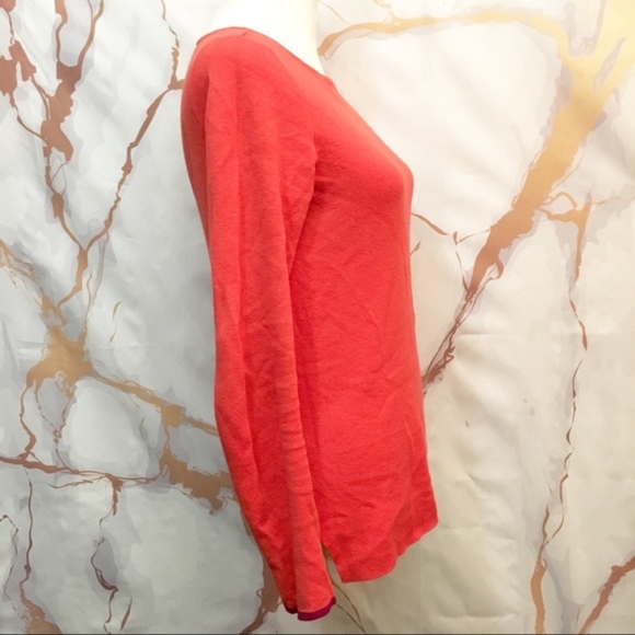 Gap silk orange S Tall sweater - Picture 3 of 8
